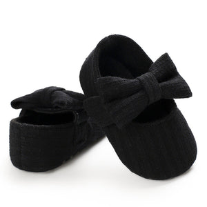 Wool Baby Knitted Bow Baby Shoes - Comfort and Style for Your Little One