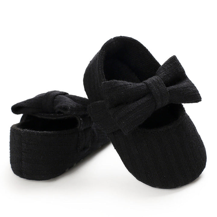Wool Baby Knitted Bow Baby Shoes - Comfort and Style for Your Little One