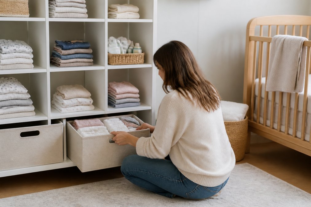 How to Organize Baby Nursery Storage Efficiently