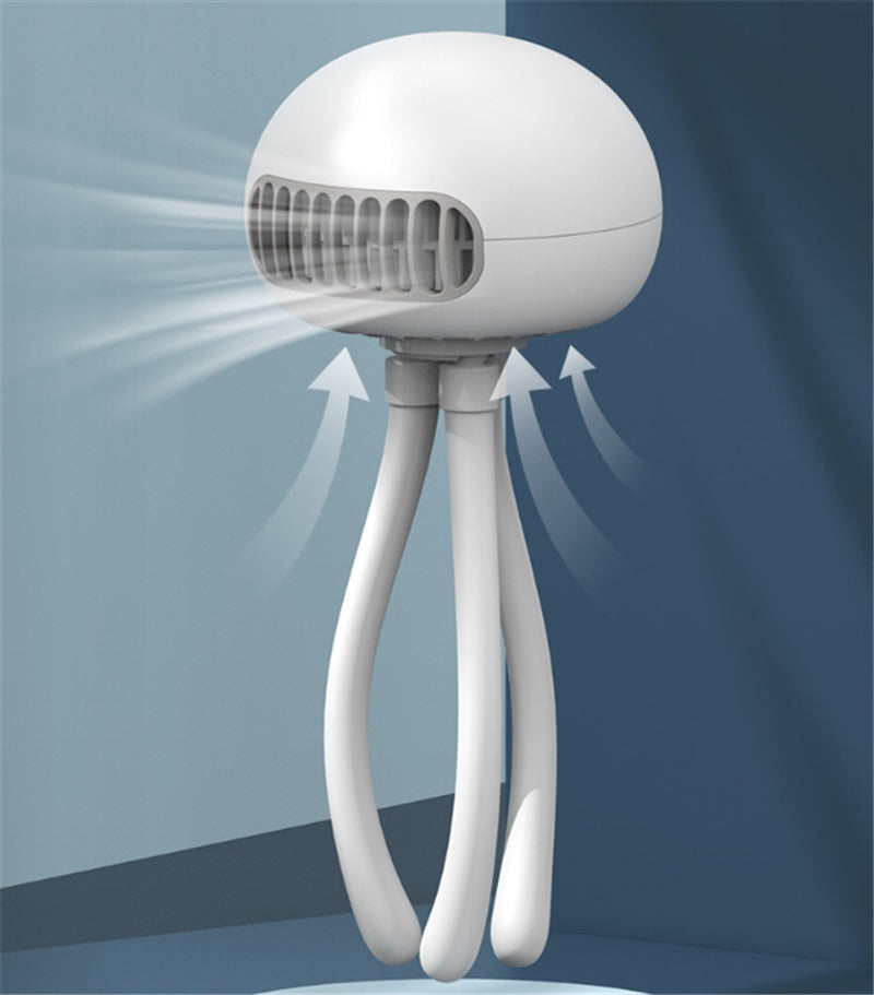 Jellyfish Octopus Baby Stroller Electric Fan