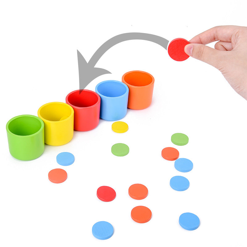 Color Sorting Cup Baby Early Education Toy