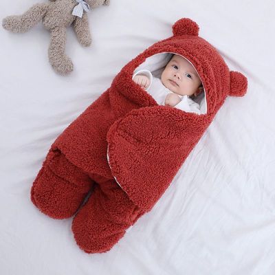 Thick Newborn Baby Swaddle Wrap Sleeping Bag