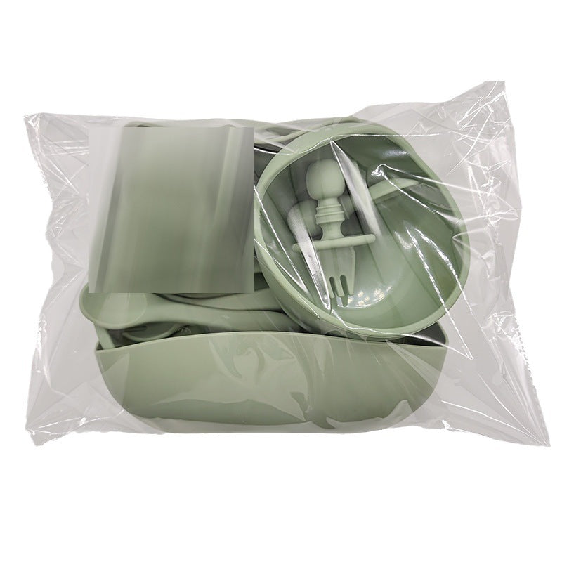 Baby Silicone Feeding Tableware Set For Weaning