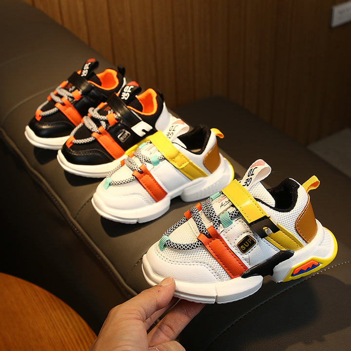 Breathable Mesh Baby Toddler Shoes For Active Use
