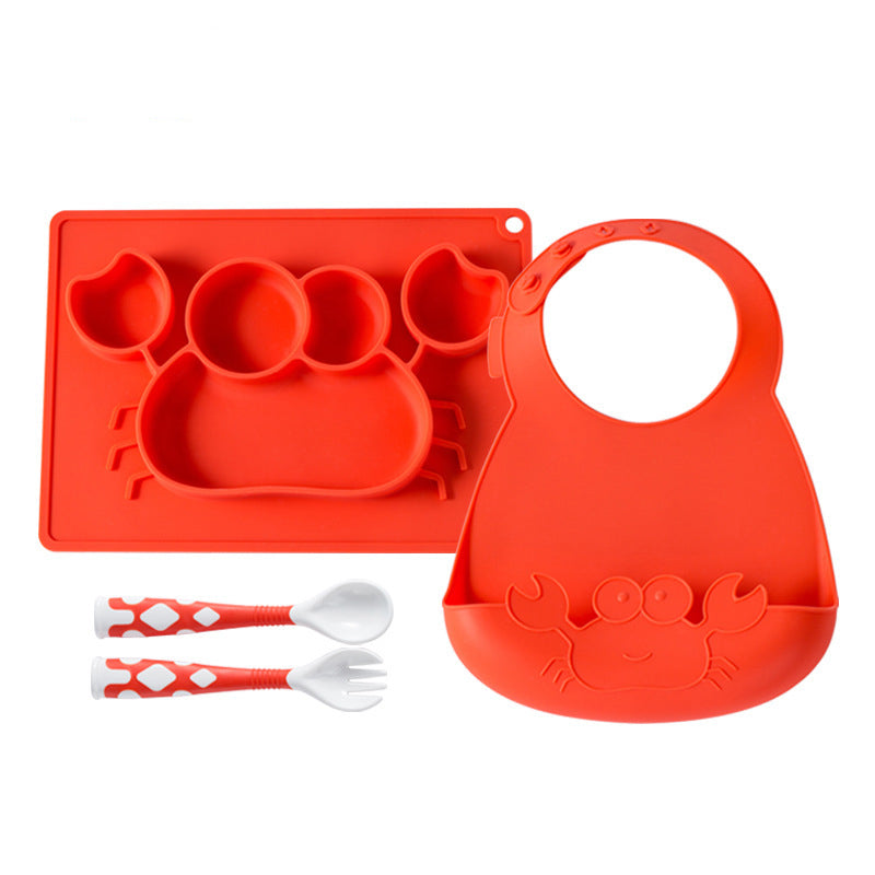 Silicone Baby Feeding Tableware Set