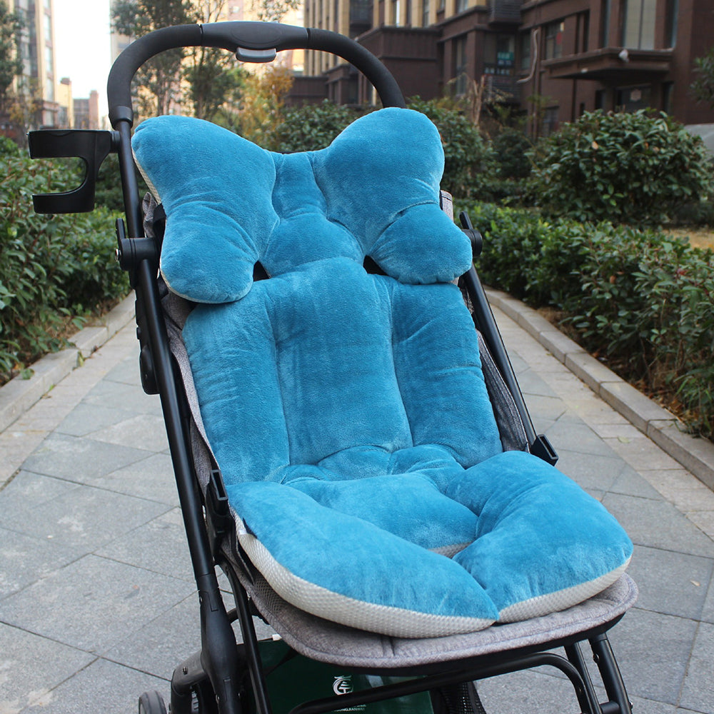 Padded Cotton Baby Stroller Seat Cushion Pad