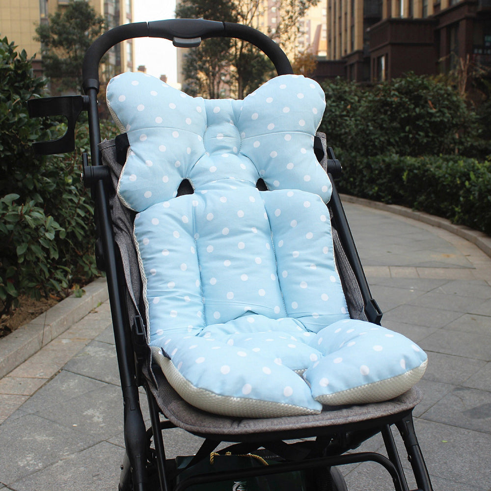 Padded Cotton Baby Stroller Seat Cushion Pad
