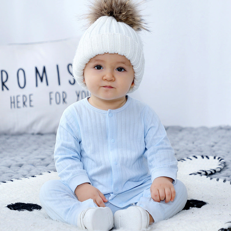 Cotton Baby Onesie Pajamas Newborn Spring Autumn Outfit