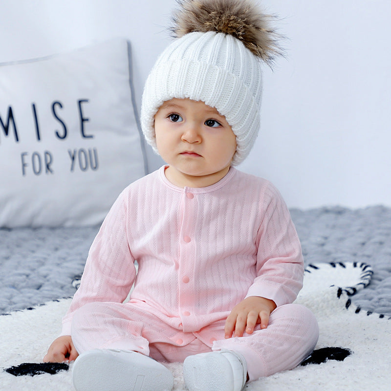 Cotton Baby Onesie Pajamas Newborn Spring Autumn Outfit