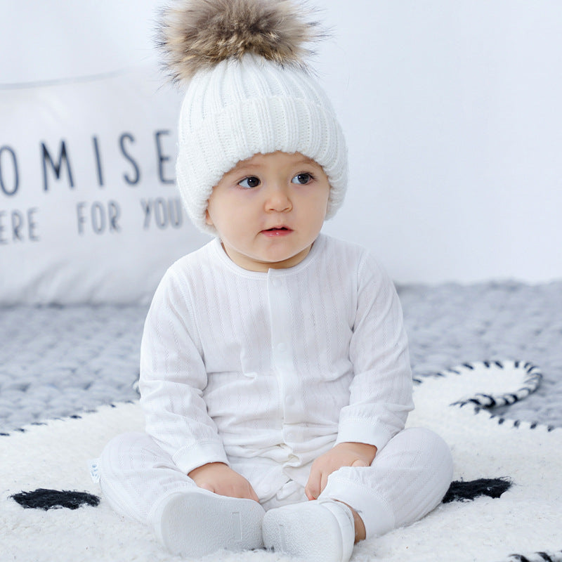 Cotton Baby Onesie Pajamas Newborn Spring Autumn Outfit