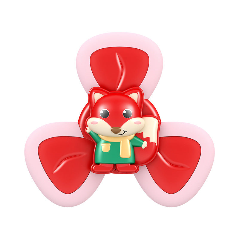 Spinning Suction Cup Baby Bath Water Toy Teether