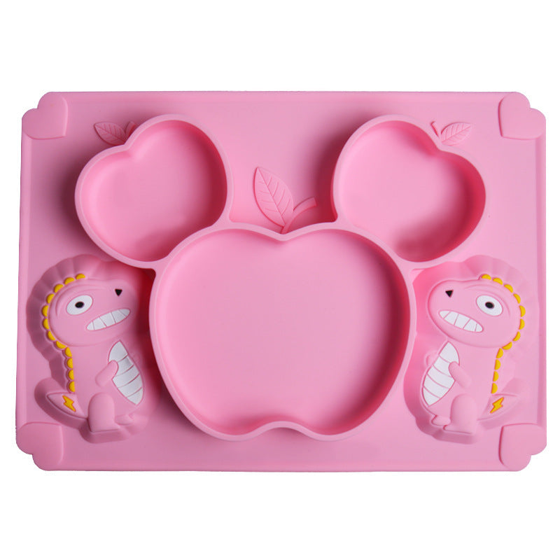 Baby Silicone Training Spoon Soft Cartoon Feeding Spoon