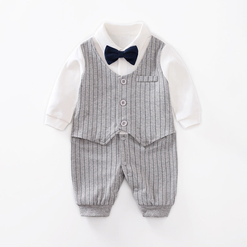 Gentleman Baby Jumpsuit Long Sleeve Spring Autumn Outfit