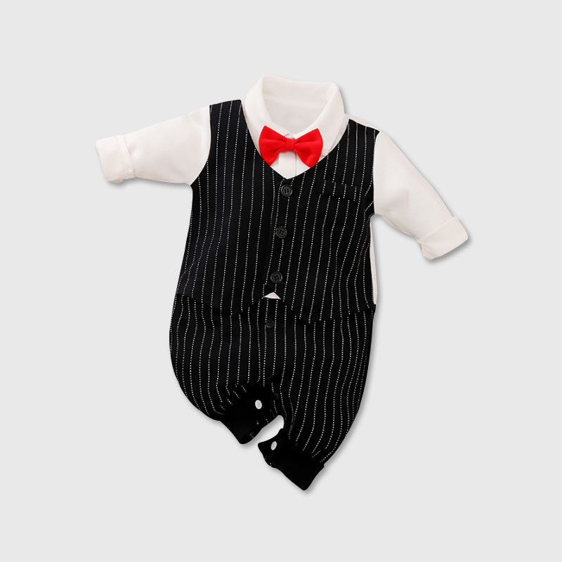 Gentleman Baby Jumpsuit Long Sleeve Spring Autumn Outfit