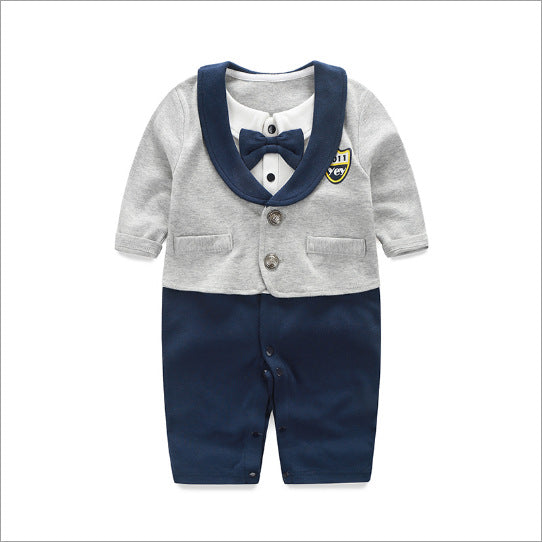 Gentleman Baby Jumpsuit Long Sleeve Spring Autumn Outfit