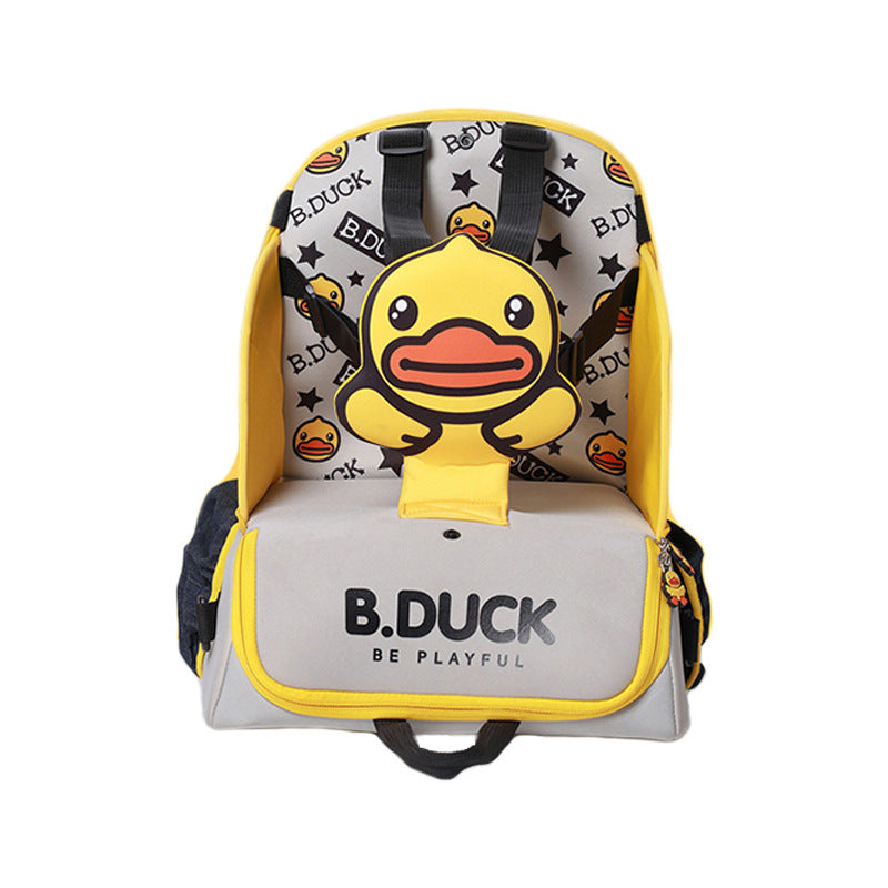 Multifunctional Baby Diaper Backpack Chair Portable Dining Bag