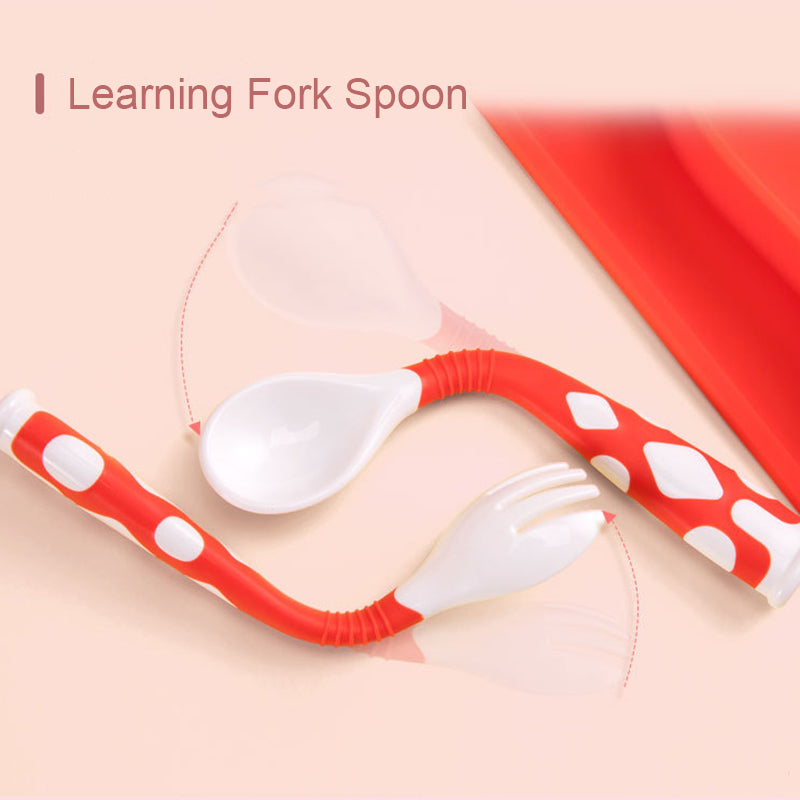 Silicone Baby Feeding Tableware Set