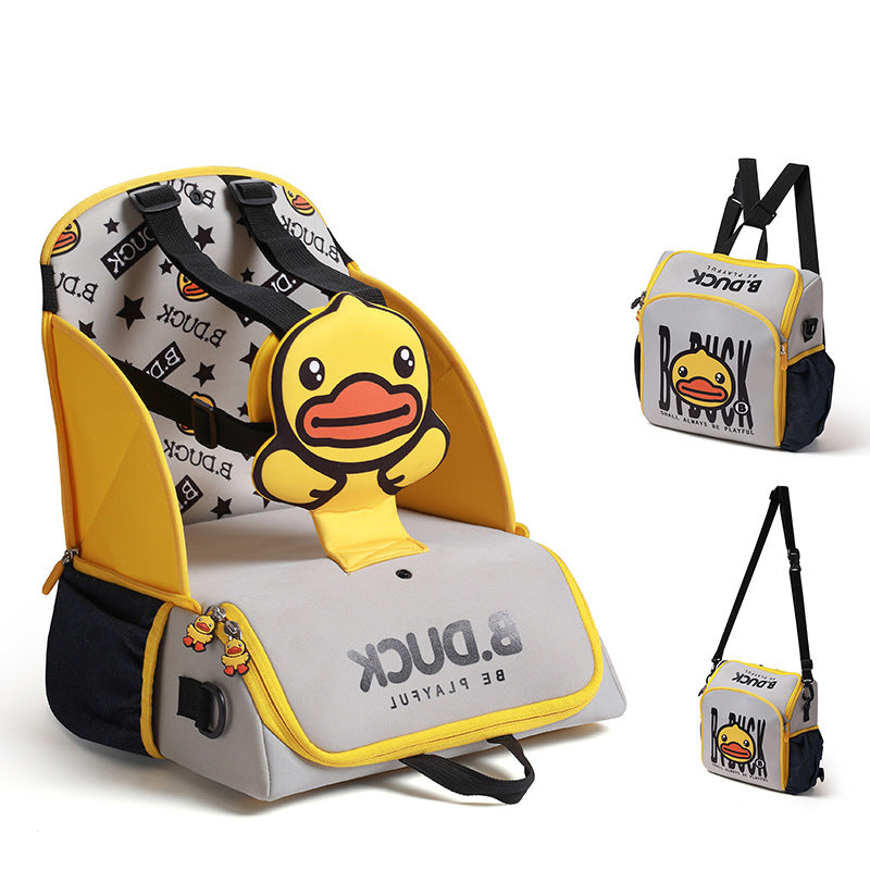 Multifunctional Baby Diaper Backpack Chair Portable Dining Bag