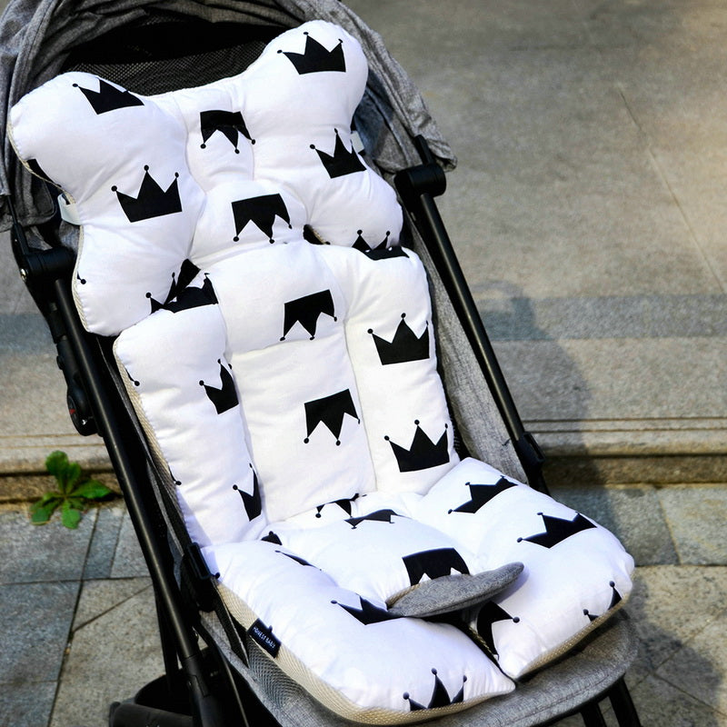 Padded Cotton Baby Stroller Seat Cushion Pad