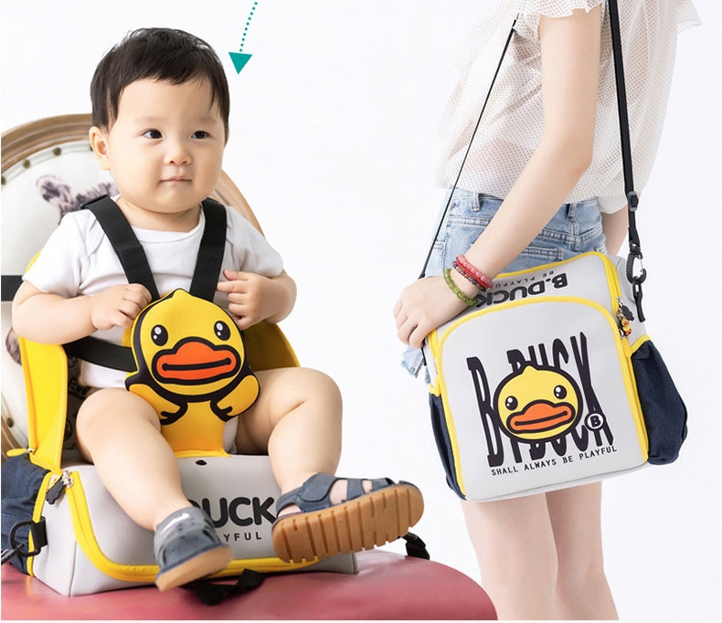 Multifunctional Baby Diaper Backpack Chair Portable Dining Bag