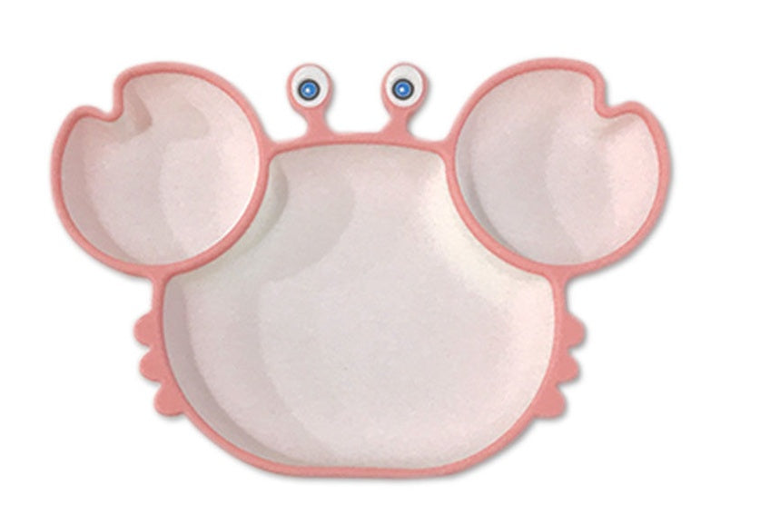Silicone Non Slip Baby Feeding Bowl Plate Set