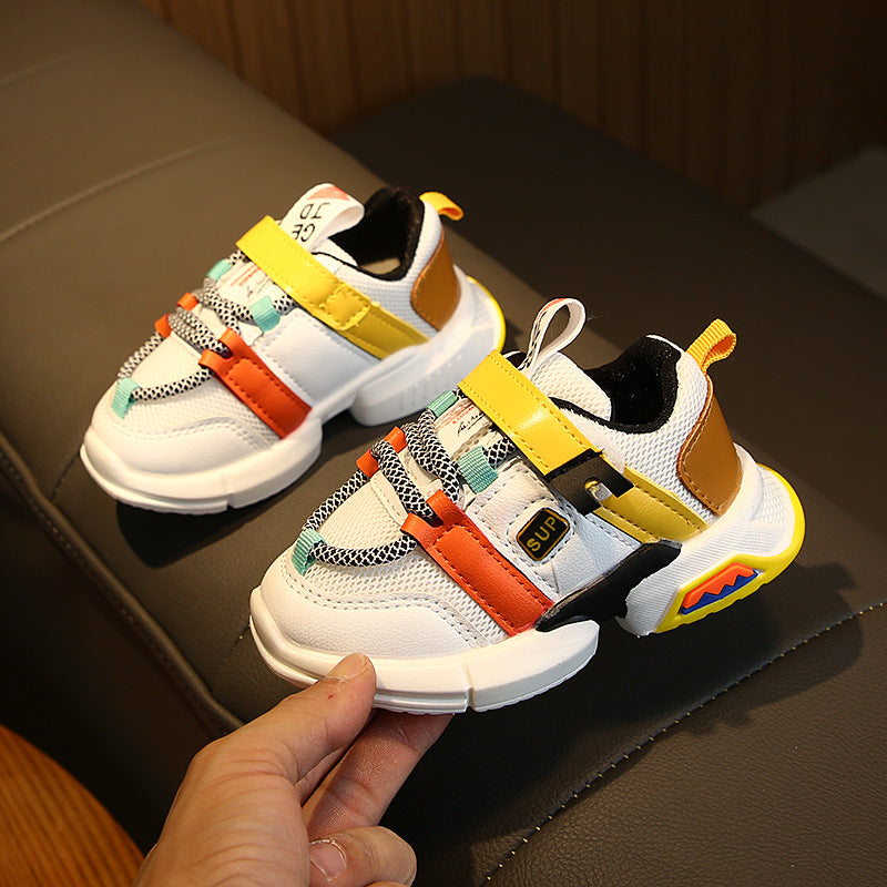 Breathable Mesh Baby Toddler Shoes For Active Use