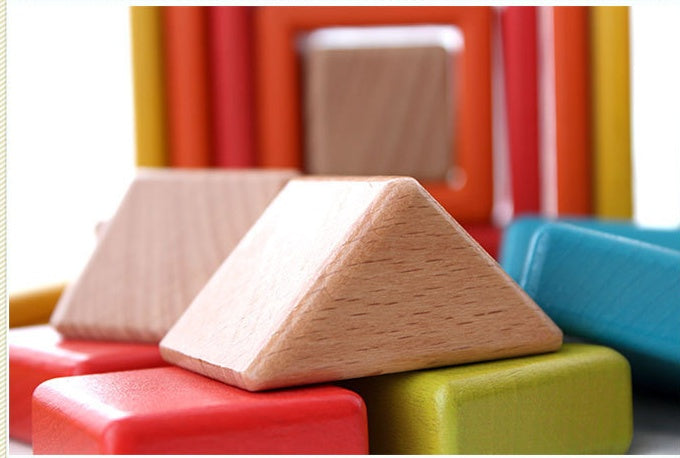 Rainbow Building Blocks Baby Educational Creative Toy
