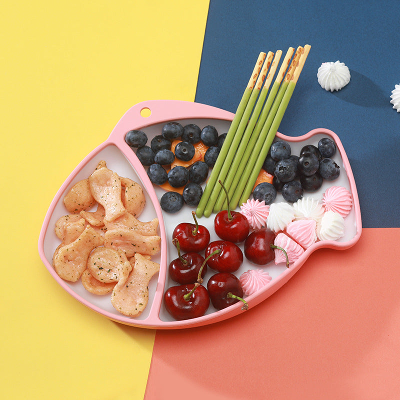 Silicone Non Slip Baby Feeding Bowl Plate Set