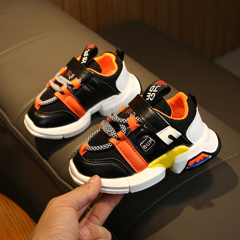 Breathable Mesh Baby Toddler Shoes For Active Use