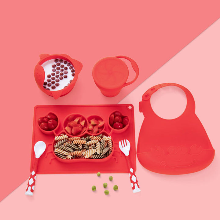 Silicone Baby Feeding Tableware Set