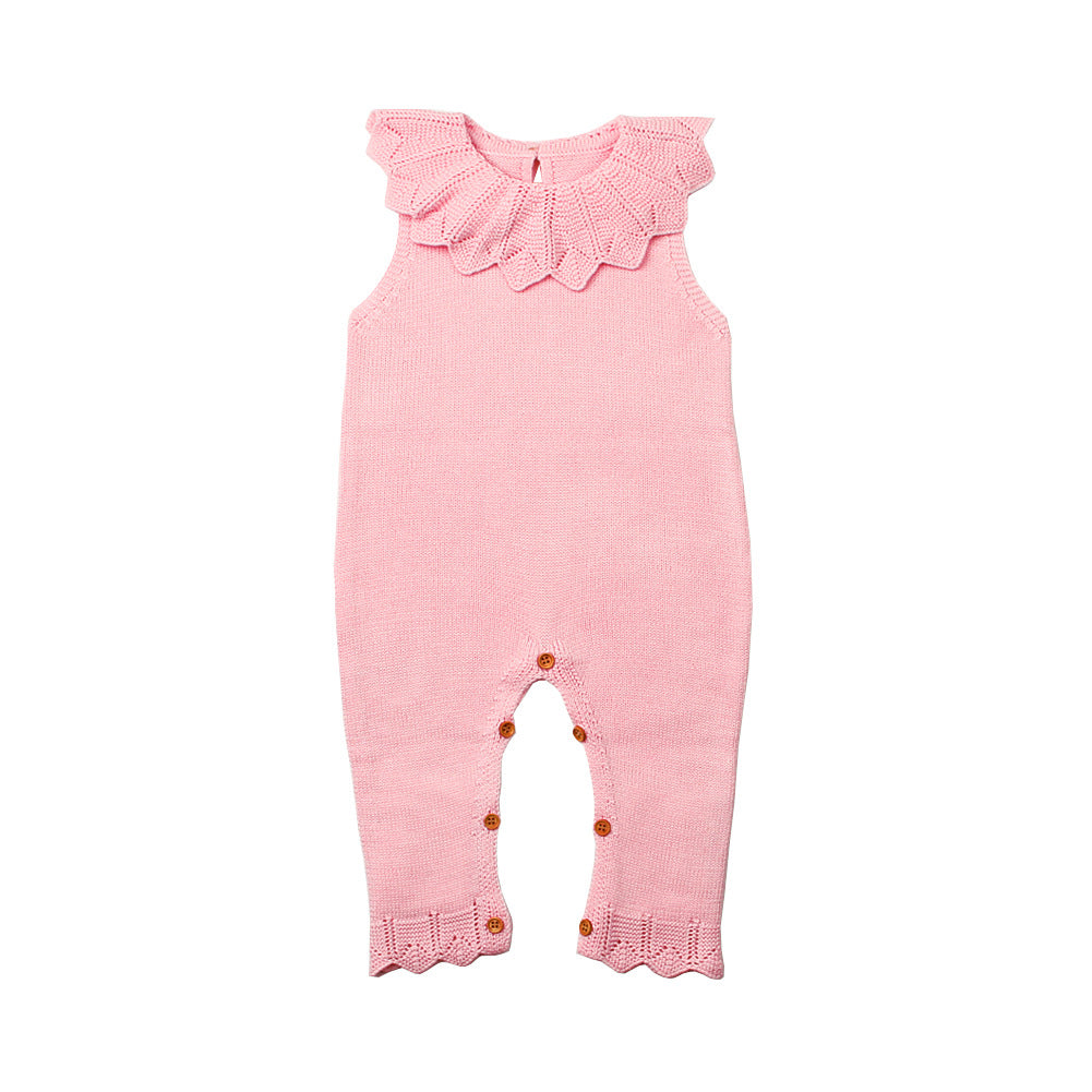 Baby Sleeveless Ruffle Romper