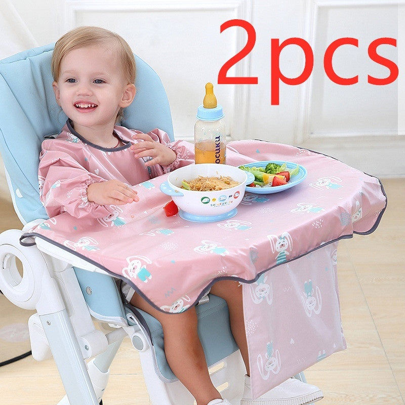 Baby Feeding Chair Bib Cover Anti-Dirty Dining Gown