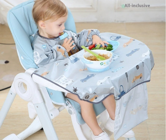 Baby Feeding Chair Bib Cover Anti-Dirty Dining Gown