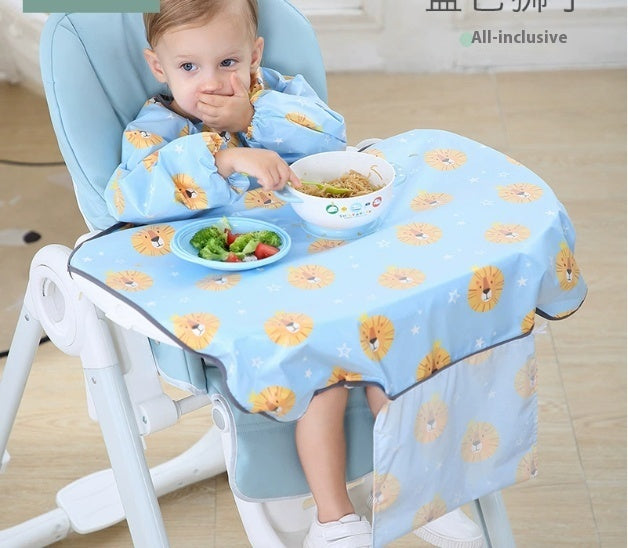 Baby Feeding Chair Bib Cover Anti-Dirty Dining Gown