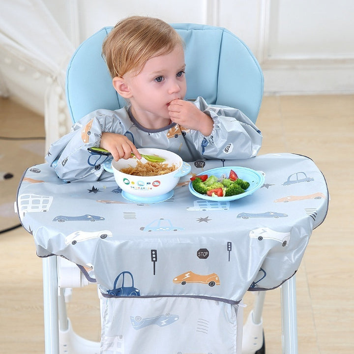 Baby Feeding Chair Bib Cover Anti-Dirty Dining Gown