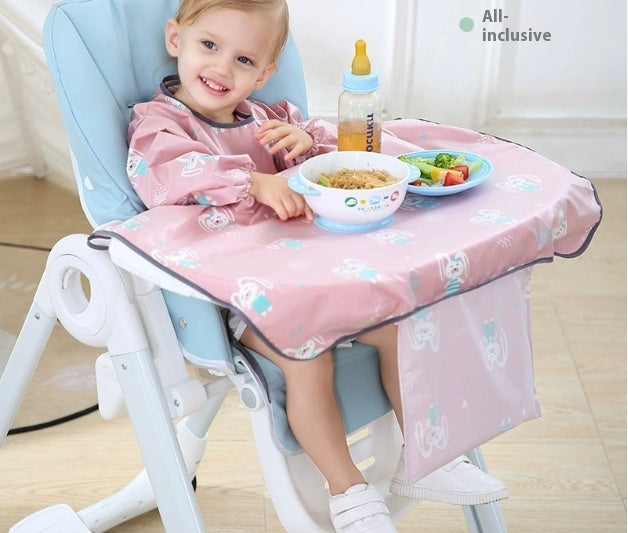 Baby Feeding Chair Bib Cover Anti-Dirty Dining Gown