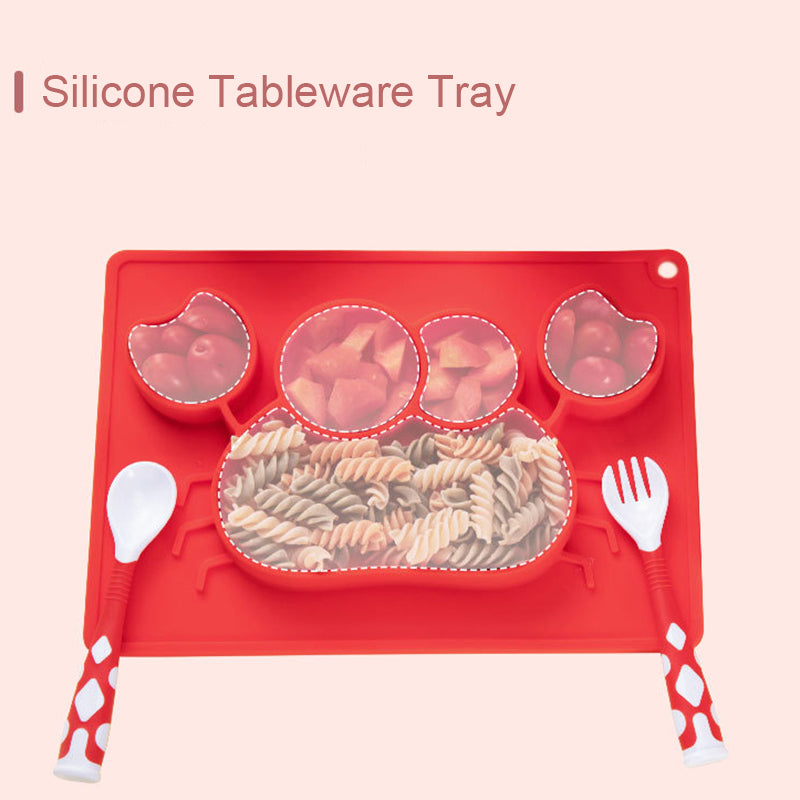 Silicone Baby Feeding Tableware Set
