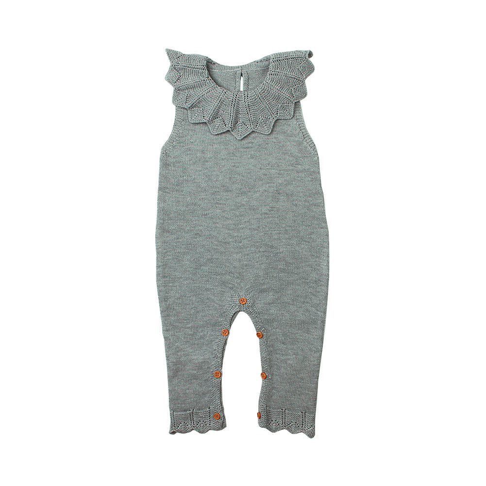 Baby Sleeveless Ruffle Romper