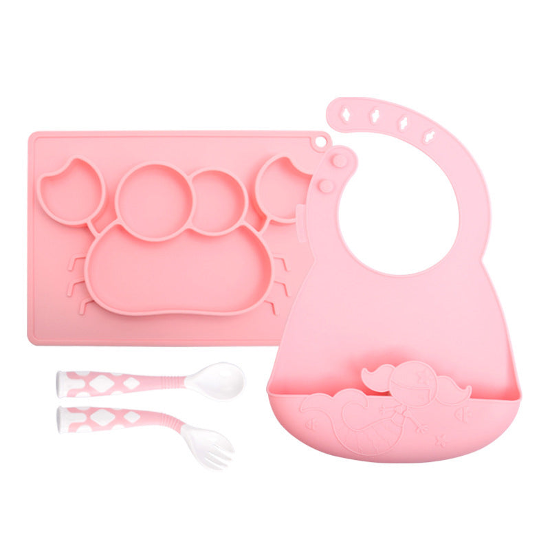 Silicone Baby Feeding Tableware Set