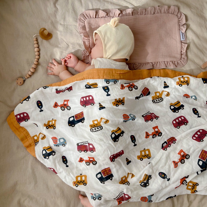 Baby Quilt With Bamboo Cotton Gauze