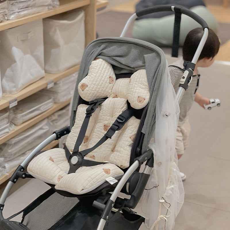 Baby Stroller Seat Cushion Anti Hunchback Support Pad