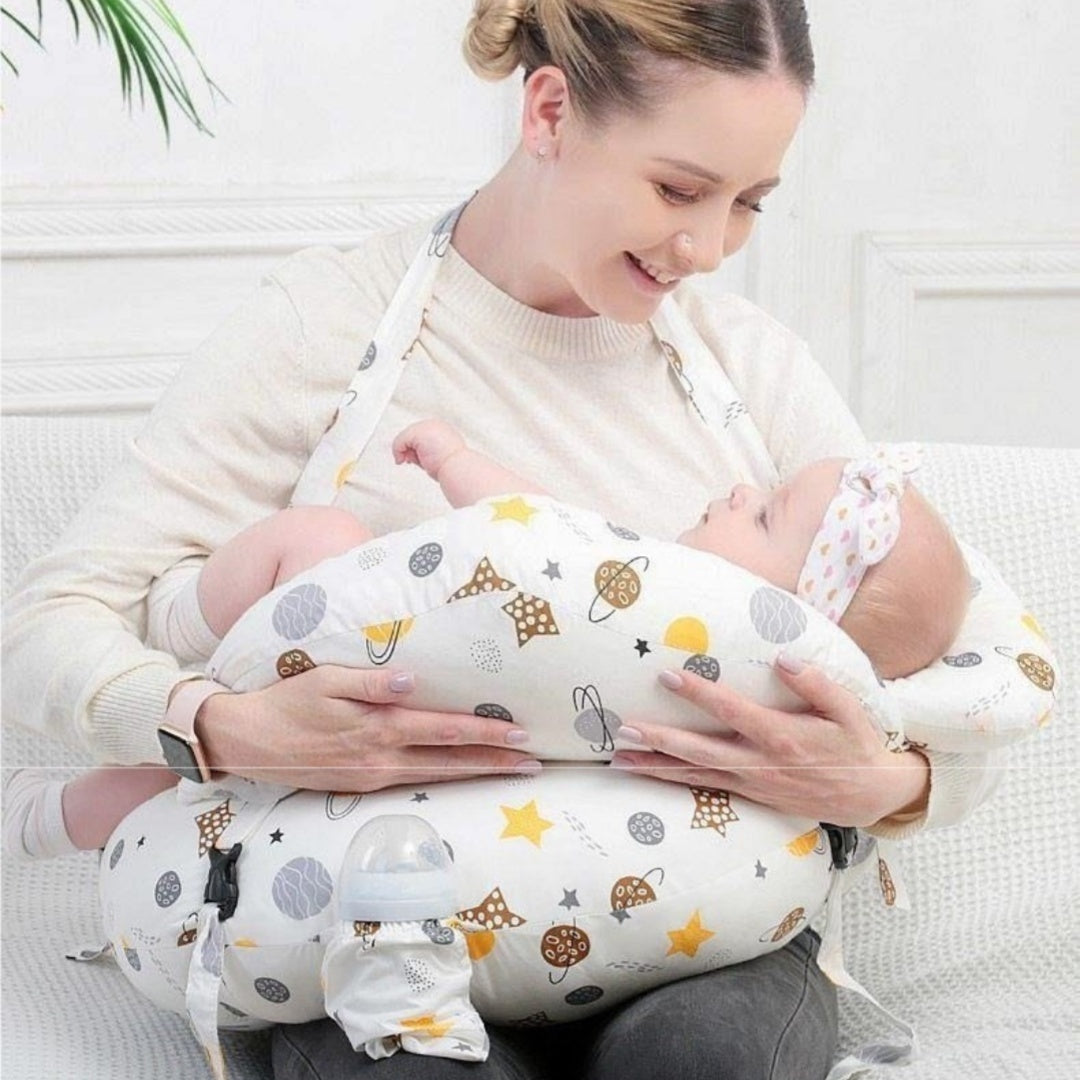 Baby Feeding Pillow Simple Printed Pregnancy Support Pillow