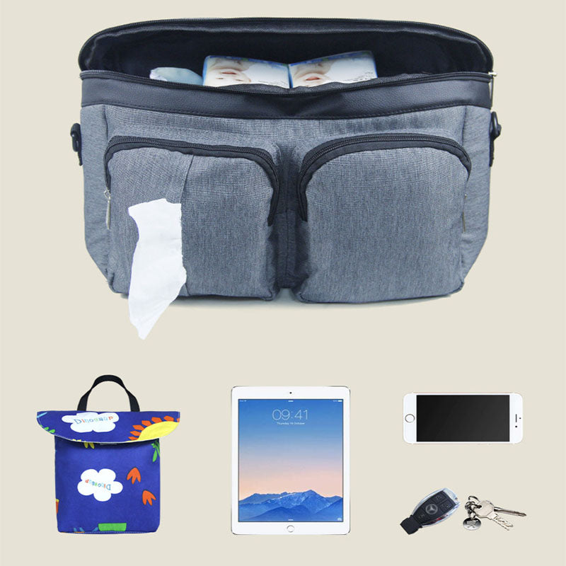 Baby Stroller Storage Organizer Bag Large Capacity