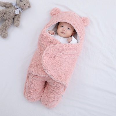 Thick Newborn Baby Swaddle Wrap Sleeping Bag