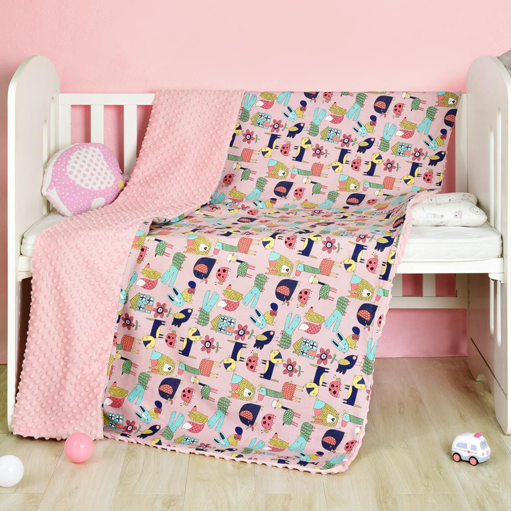 Cotton Bean Baby Cartoon Blanket Quilt