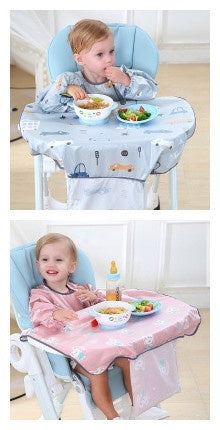 Baby Feeding Chair Bib Cover Anti-Dirty Dining Gown