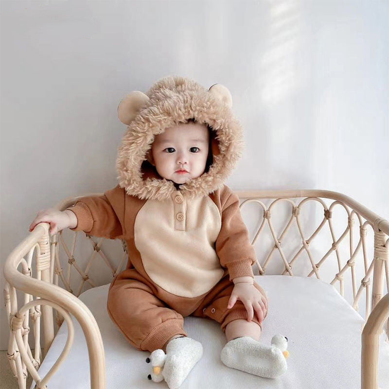 Newborn Baby Jumpsuit Autumn Outfit 0 To 3 Months