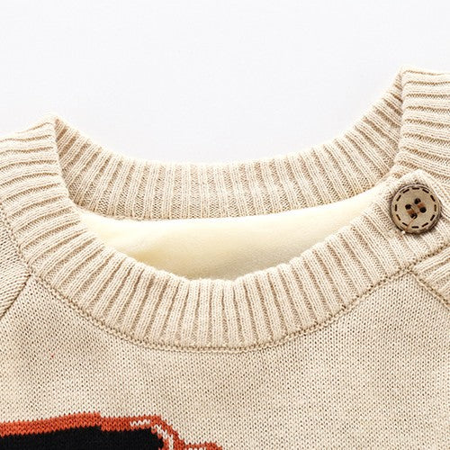 Thick Newborn Baby Crawling Clothes With Safety Harness
