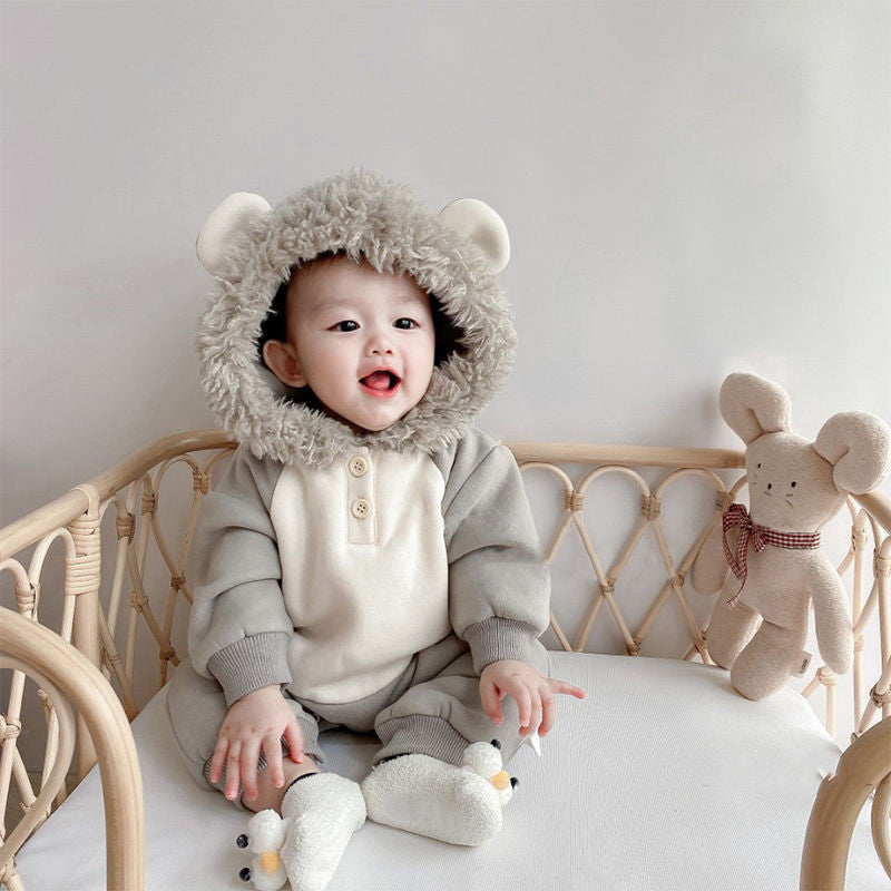 Newborn Baby Jumpsuit Autumn Outfit 0 To 3 Months