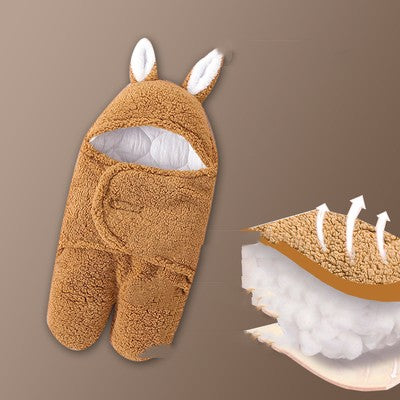 Thick Newborn Baby Swaddle Wrap Sleeping Bag